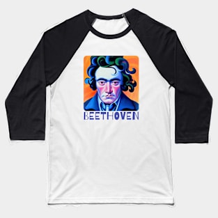 Ludwig van Beethoven Blushing Baseball T-Shirt